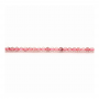 Strawberry Quartz Faceted Round Size2.5mm Hole0.6mm 39-40cm/Strand