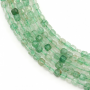 Green Strawberry Quartz Faceted Cube Size2.5mm Hole0.8mm 39-40cm/Strand