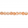 Sunstone Faceted Round Size2mm Hole0.5mm 39-40cm/Strand