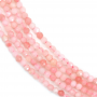 Pink Opal Faceted Round Size2mm Hole0.4mm 39-40cm/Strand