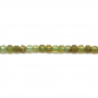 Grüner Granat Facettierter Würfel Größe2.5mm Loch0.7mm 39-40cm/Strang