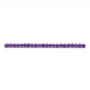 Natural Amethyst Beads Strand Round Diameter 2mm Hole 0.4mm About 174 Beads/Strand 15~16"