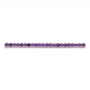 紫晶串珠 切角圓形 直徑2毫米 孔徑0.4毫米 長度39-40厘米/條