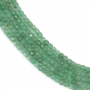 Green Aventurine Faceted Cube Size2.5mm Hole0.7mm 39-40cm/Strand