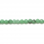 綠天使石串珠 切角圓形 直徑2毫米 孔徑0.6毫米 長度39-40厘米/條