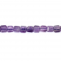 Amethyst Faceted Cube Size2mm Hole0.7mm 39-40cm/Strand