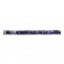 藍紋串珠 隔片 尺寸2x4毫米 孔徑0.8毫米 長度39-40厘米/條
