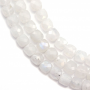 White Moonstone Faceted Cube Size4mm Hole0.8mm 39-40cm/Strand