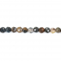 Pietersite Faceted Round Size2mm Hole0.7mm 39-40cm/Strand