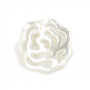 Белый перламутровый цветок 14 мм 5 шт