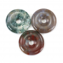 Indian Agate Donut Pendant 30mm  Hole6mm x1Piece