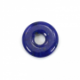Lapis Lazuli Donut Pendant Tamanho 8mm Buraco 3mm 1PC