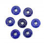 Lapis Lazuli Donut Pendant Tamanho 8mm Buraco 3mm 1PC