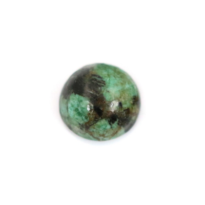Cabochon de turquoise africaine naturelle ronde 5mm 10pcs/Pack