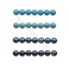 8mm Blue Series Shell Pearl Beads  Hole 0.8mm  about 50 beads/strand 15~16"