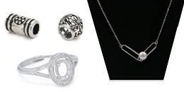Wholesale high quality and low price 925 Sterling Silver Findings