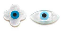 Augenform Muscheln-Böse Augen-blaue Böse Augen-natürliche Muscheln