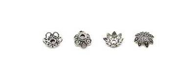 Wholesale high quality and low price 925 sterling silver Bead Caps