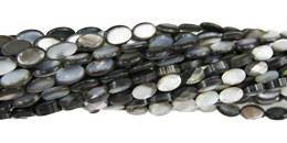 Vendita all'ingrosso di perle di conchiglia grigie di alta qualità e basso prezzo