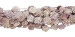 Conchas de perla,  Concha natural de perla, Cuentas de perla blanca,  gris y rosada, Perla de concha de abulón