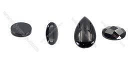 Wholesale high quality and low price Black Agate cabochons
