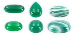 Grossiste des Agates verte Cabochons pierres semi-précieuses pour créer les bijoux prix pas cher