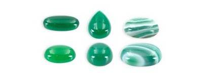 Wholesale high quality and low price Green Agate cabochons